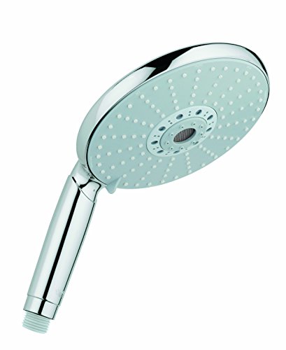 グローエ(GROHE)  レインシャワー クラシック ハンドシャワー 160mm  TOTO/INAX/KAKUDAI/SANEI対応ホース用アダプタ付き 2876500J+JPK03200 (グローエジャパン公式・ 日本規格適合品)