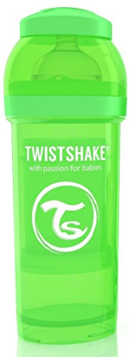 TWISTSHAKE ツイストシェイク カラフル 哺乳びん プラスチック製 260ml グリーン